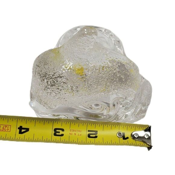 PartyLite Tea Light Dolphin Candle Holders Glass 4" Nautical Decor Pair Set 2 - Picture 6 of 6